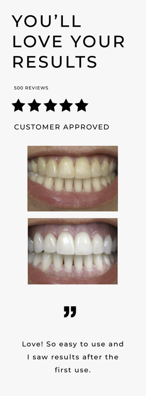 The teeth whitening reviews are in. Brytn Smile teeth whitening kits and products are customer approved. Real people. Real Results. Real fast.
